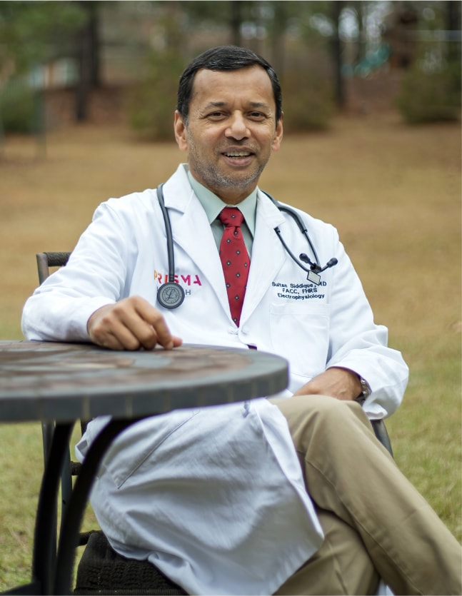Dr. Sultan M Siddique - Experienced Cardiac Electrophysiologist at Prisma Health